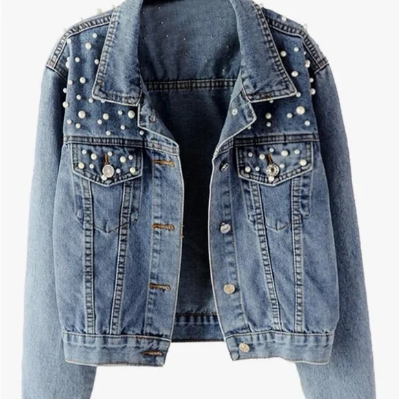 Studded Denim Jacket - Picture 3 of 4